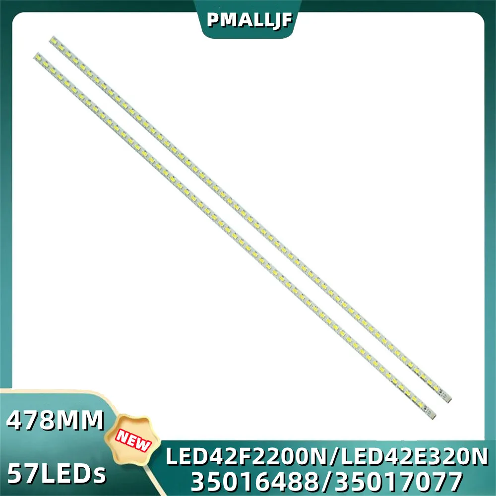 2Pcs/Set LED42F2200N LED42F1300NF 35016488 35017077 37022497 35017555 35016489 37020153 V420H2-P01 LED42E320N LED Strip