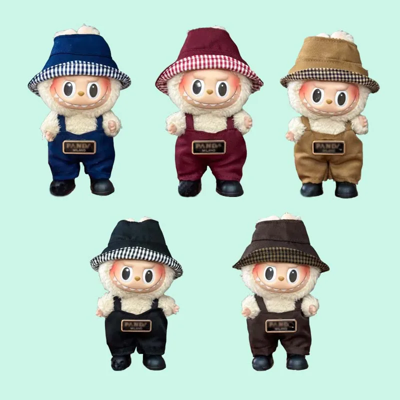 

Suitable For 17cm Labubu Doll Clothing Set, Suitable For Labubu Clothing Replacement Fisherman Modern Set