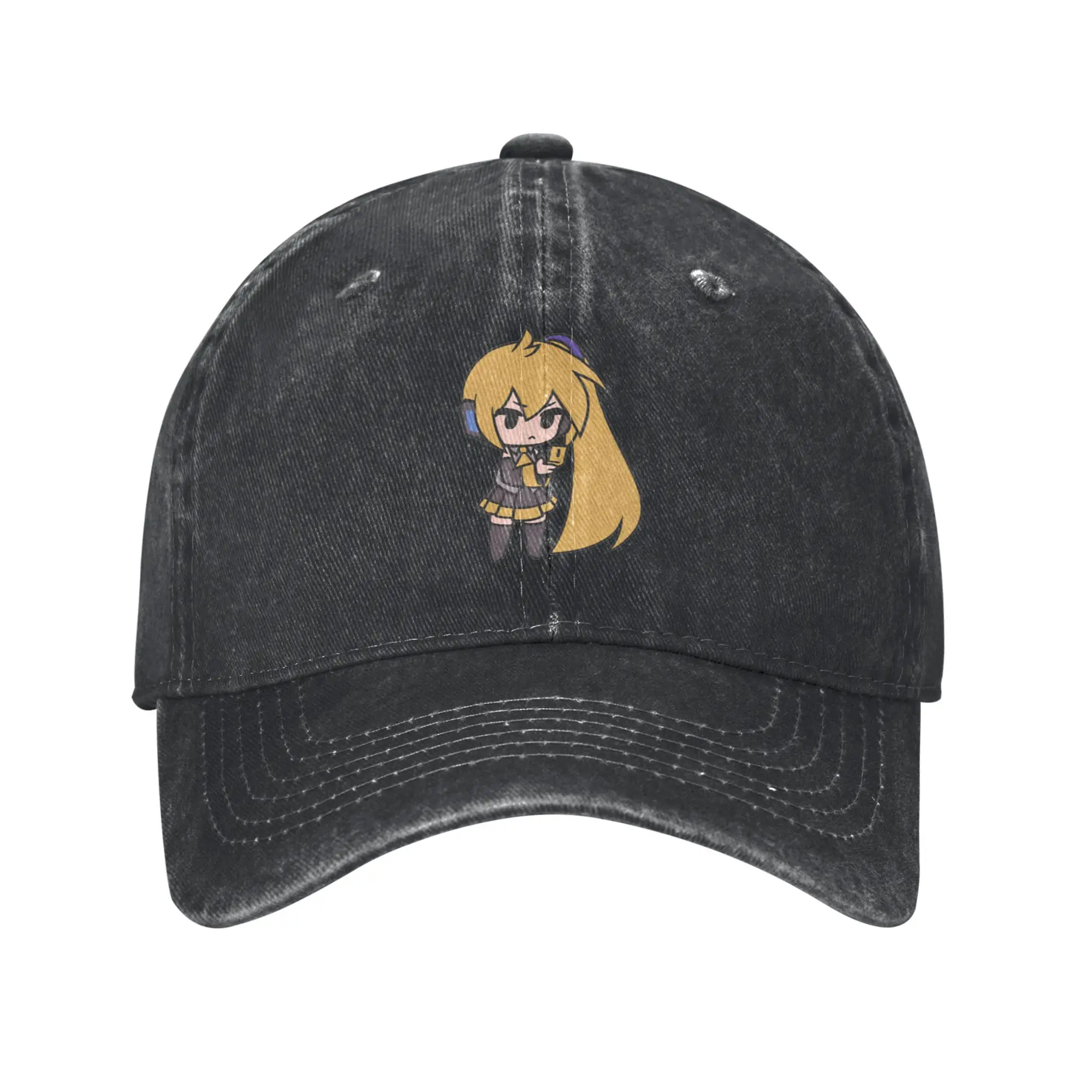 Akita Neru Vocaloid Chibi Fashion Baseball Cap  Spring Golf Hat Man  Driving Golf Hat Man