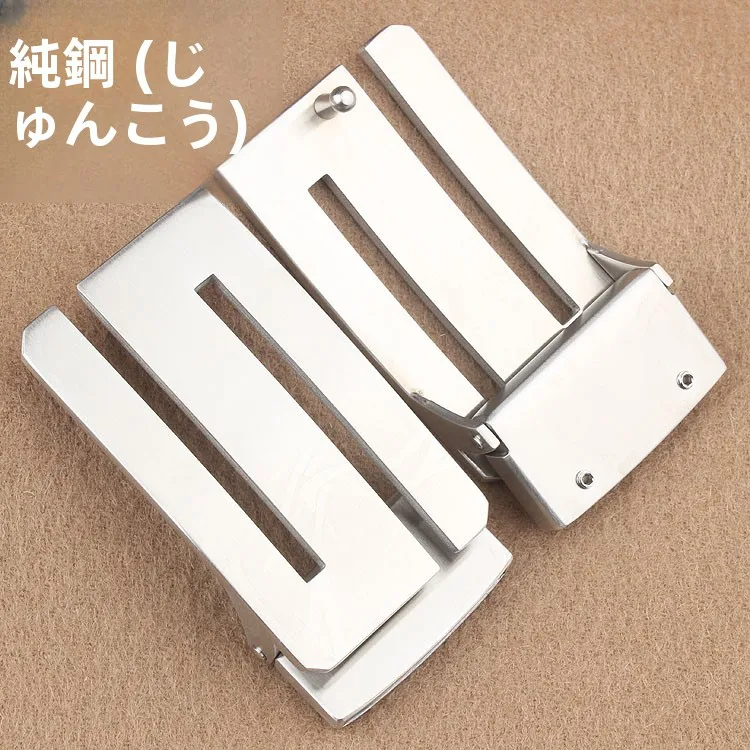 25-sles-men's-belt-bule-smooth-304-stainl-steel-plate-bule-tail-clip-thiened-waist-head-anti-allergy-belt-bule