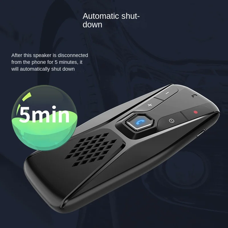 Car Handsfree Bluetooth Sun Visor Handsfree Bluetooth Telephone Car Mobile Phone Wireless Stereo Mp3 Player Wireless