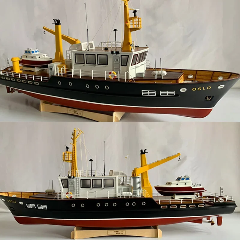 

1/25 RC Ship RTR Version Engineering Ship Model FRP Hull Super Long Endurance Remote Control Ship Model Toy