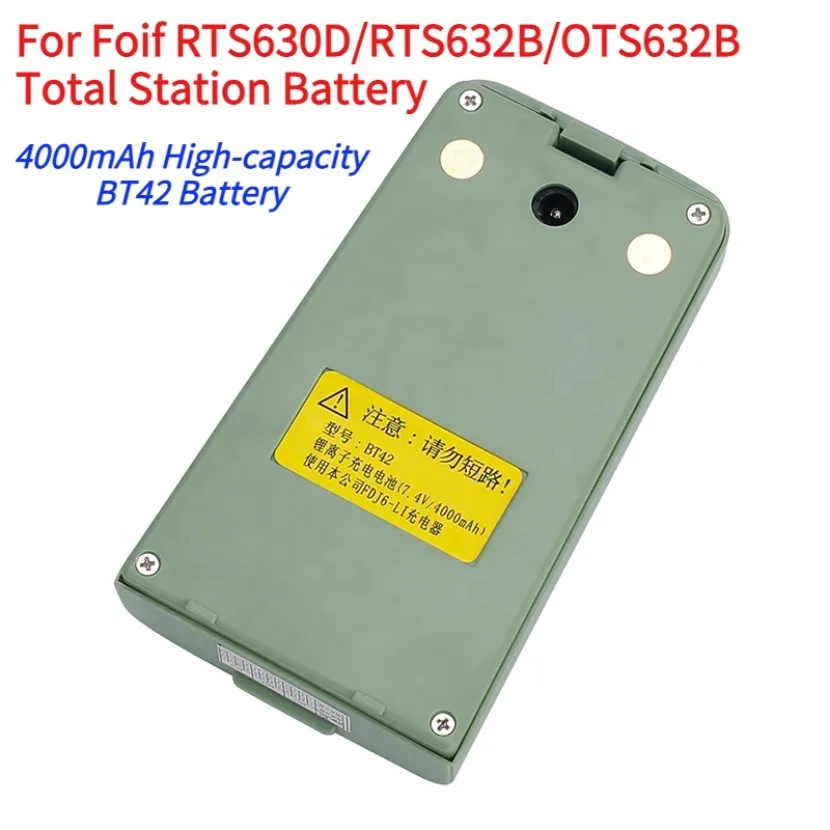 

4000mAh High-capacity BT42 Battery for Foif RTS630D RTS632B OTS632B Total Station Li-ion Battery