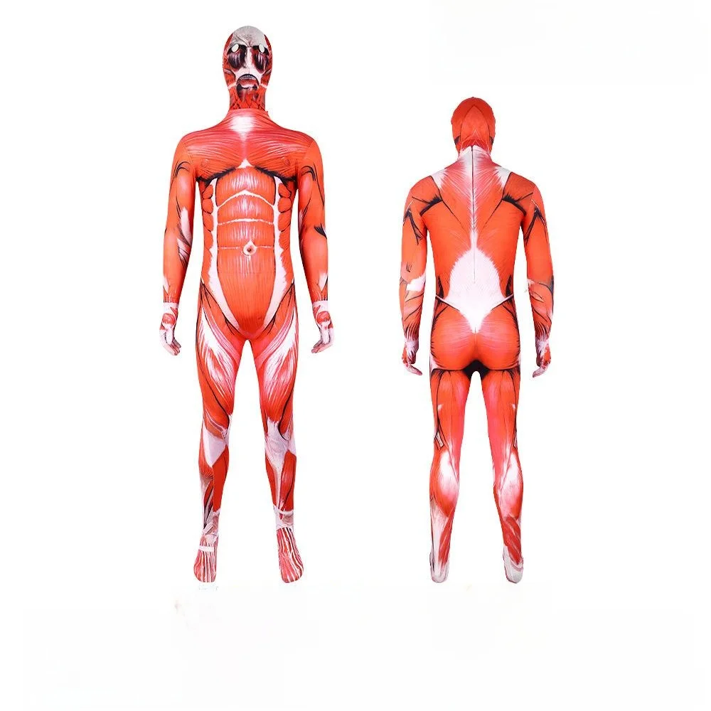 Halloween Grote Maat Giant Ycos Anime Rolplang Stage Performance Kostuum Cosplay Atta on Titan Traditionele dameskleding