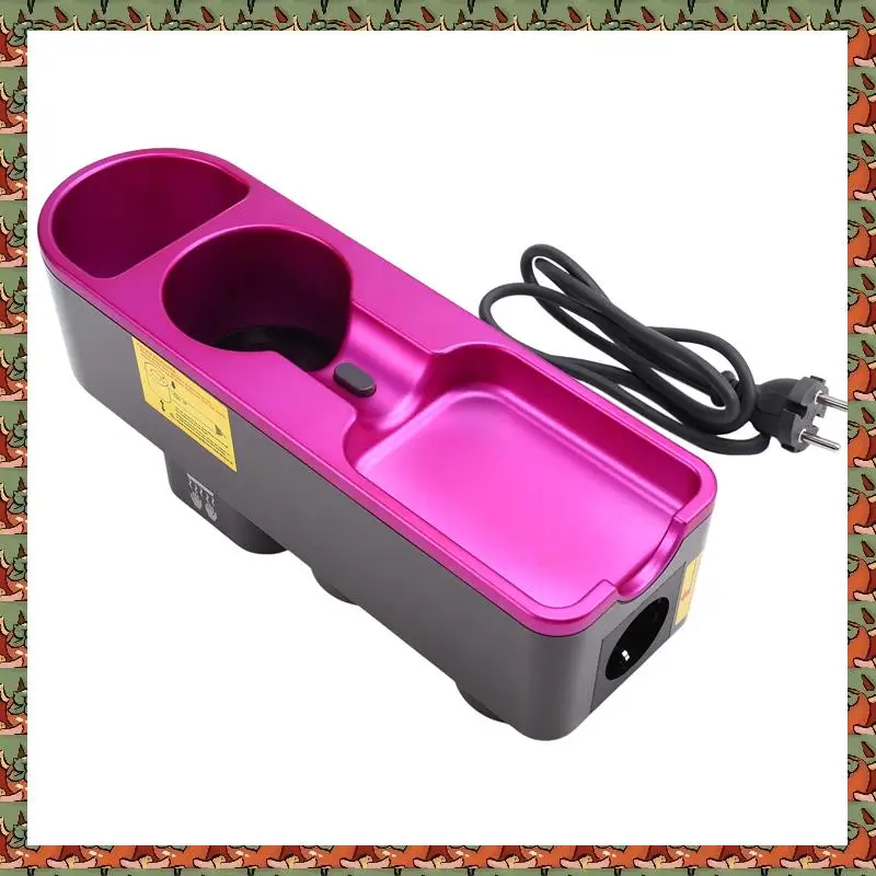 

ABLQ Hair Dryer Holder For Dyson Supersonic Magnetic Nozzle Storage Automalic Hand Drying No Drilling Required EU Plug