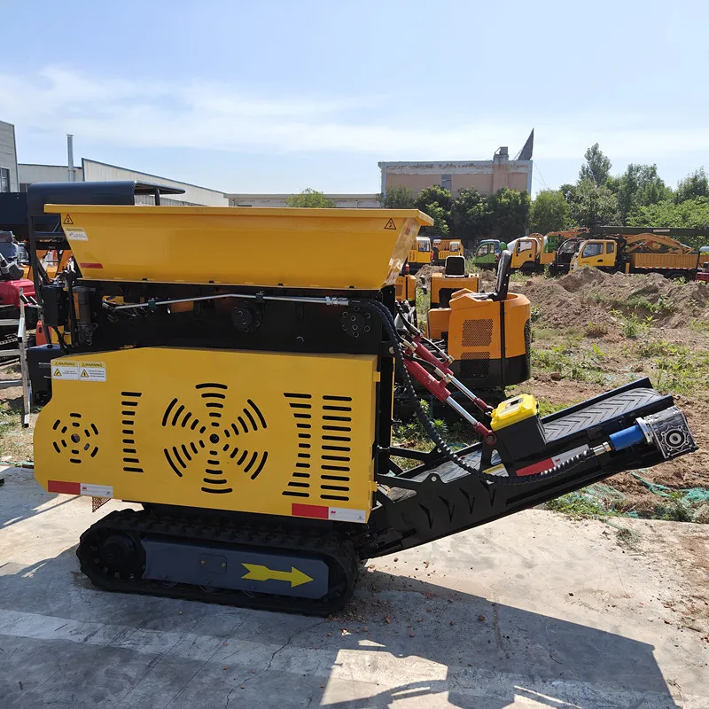 Mini Jaw Crusher on Tracks with Radio Remote Control & Hydraulic Adjustment for Demolition Work, Compact Crawler Crusher