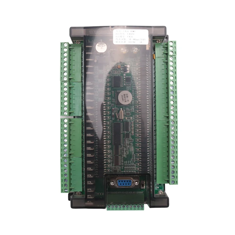 Well Made-PLC Industrial Control Board Module FX3U-48MT Programmable Logic Controller 24 Input 24 Output 24V 1A