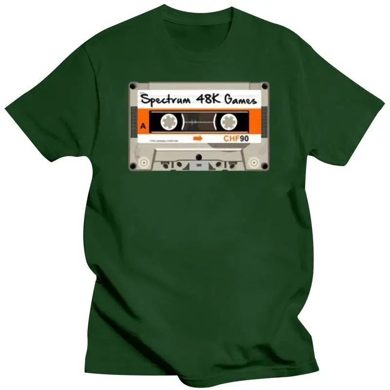 2022 New Zx Spectrum 48K School Boy Pirate C90 Cassette Games Retro T Shirt Loose Plus Size Tee Shirt