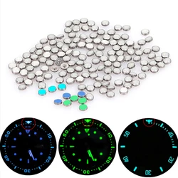 Green Blue Watch Bezel Beads Luminous Pip fit Seiko SKX007 tonno 6105 Sub Bezel insert 12 oclock position Pearl watch bezel beads