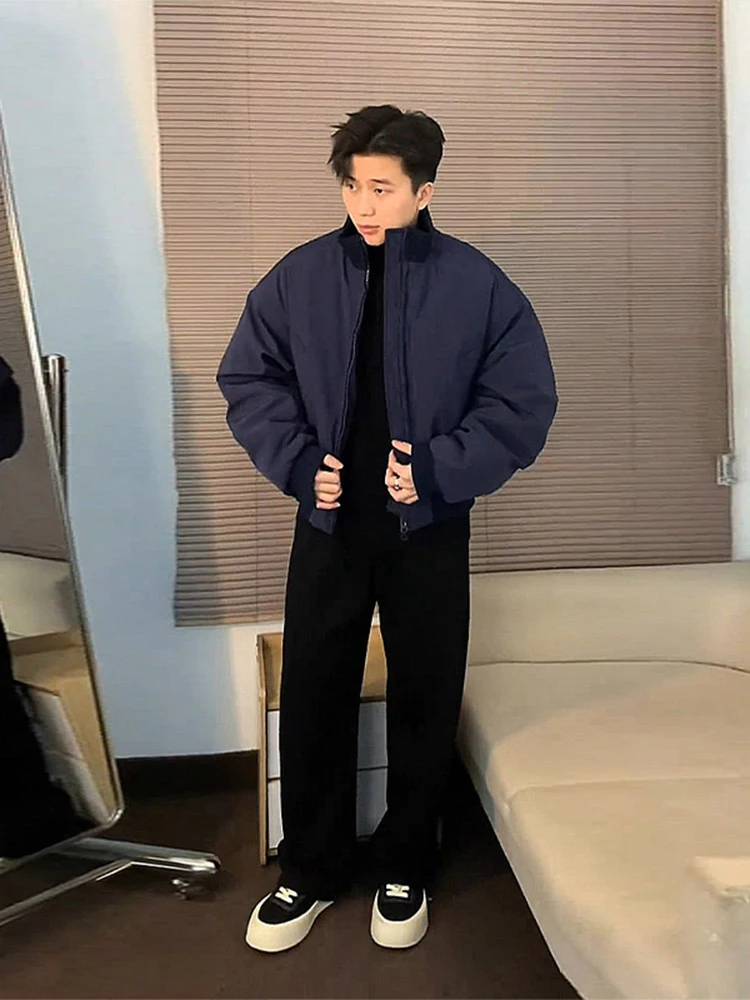 

Мужская зимняя куртка Blue Pilot Jaet из хлопка, теплая, свободного кроя, молодежная, модная, из полиэфирного волокна, на молнии, однотонная