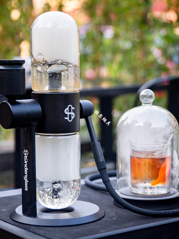 Explosive double force rotating bar KTV glass Hookah Gravity Hookah