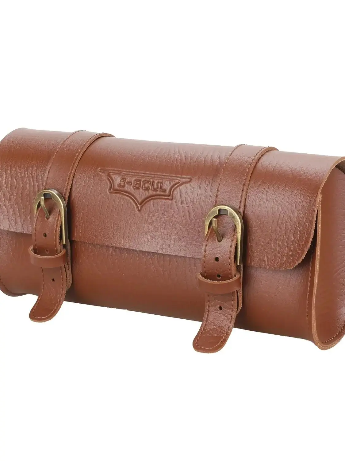 AliExpress Retro Bicycle Tail Bag PU Leather Waterproof Cycling Bag Saddle Pouch Rear Pannier Personalized Riding Vintage Bike Bag