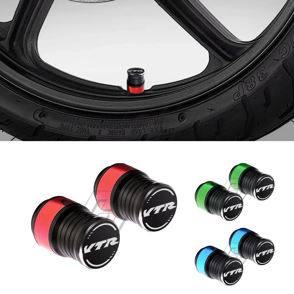 

For Honda VTR250 VTR1000F VTR250 1000F motorcycle modification dustproof wheel valve stem cover kit