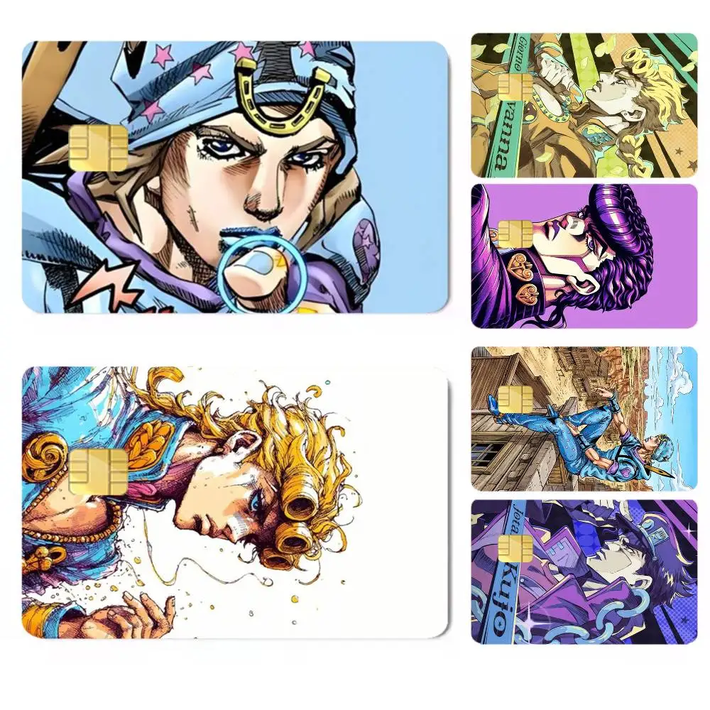 Anime Jojos-s Bizarres-s Adventures Credit Card HD Stickers Premium matte film effectively prevents fingerprints and abrasion.