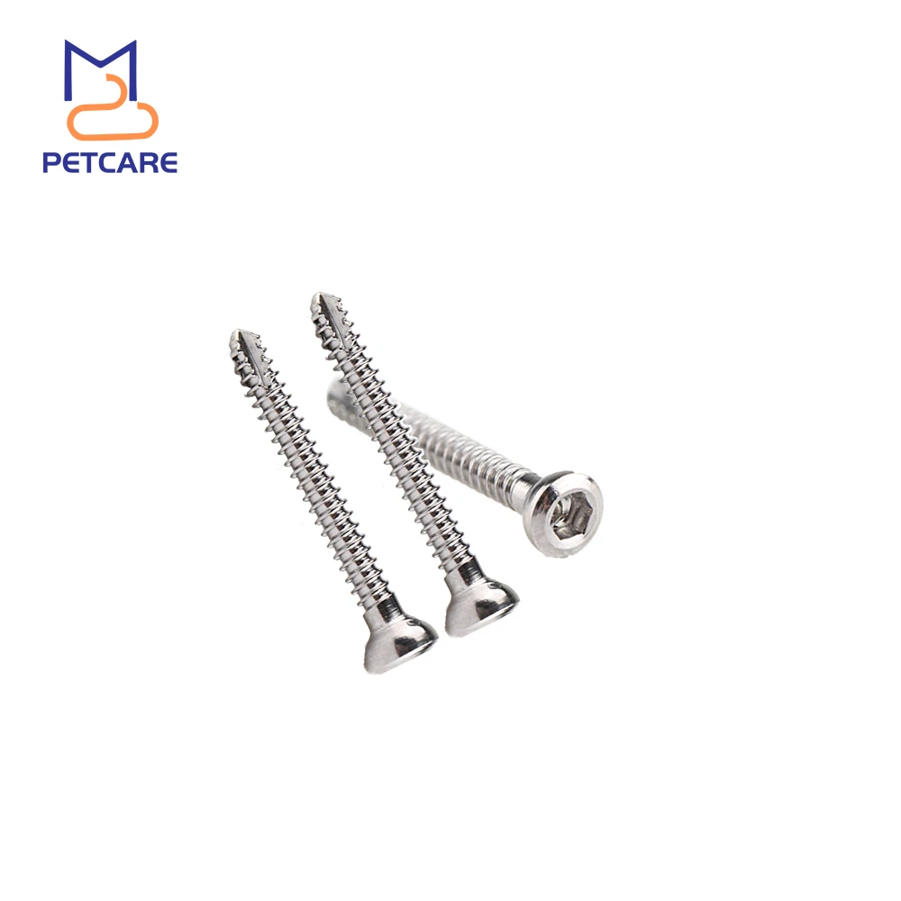 Stainless Steel Hexagon Head Cortical Screws, Pet Veterinary, Veterinary, Orthopedics, Surgical Implants, Dog Accessories, 3.5mm