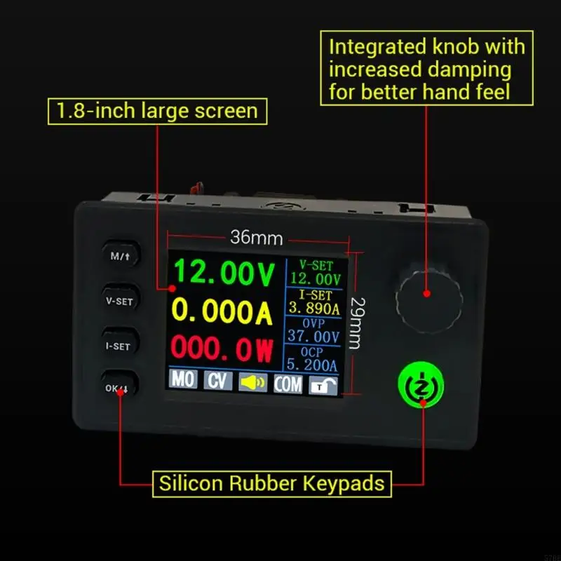 57be 150W 조정 가능한 전원 공급 장치 모듈 7-36V ~ 0.5-40V 전압 조절기 조절 전원 공급 장치 사용 쉬운 전원 공급 장치