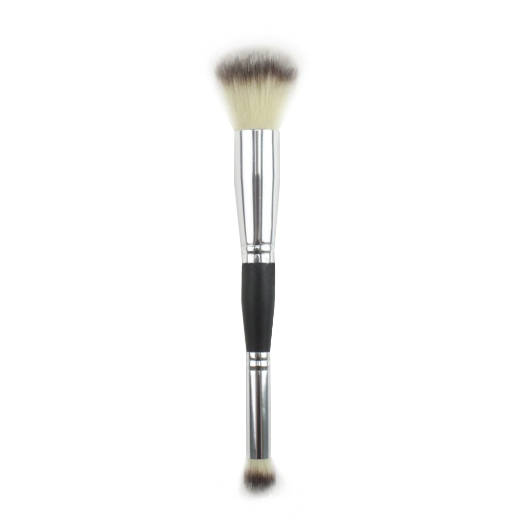 Profissional Double-Headed Maquiagem Escova, Blush Brush, Eye Shadow Brush, Ferramentas De Beleza