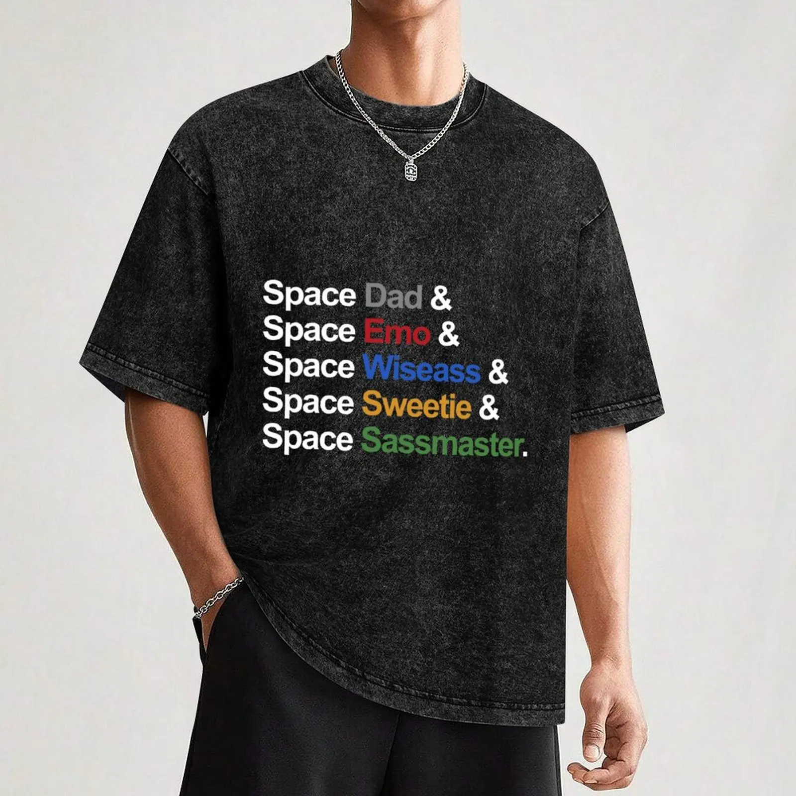 Voltron - Paladins IN SPACE! (For Dark Backgrounds) T-Shirt man clothes shirts graphic plus size tops plain white t shirts men image 3