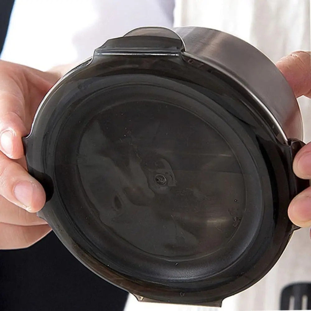 

Утолщенная коробка для хранения свежести из нержавеющей стали, герметичная коробка для консервации пищевых продуктов с защитой от протечек, круглая удобная коробка для завтрака в микроволновой печи