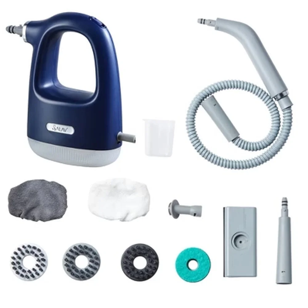 Powerful 1100W Electric Steam Cleaner with 250ml Tank 10 Attachments Lightweight Easy Fill System Home Kitchen Bathroom