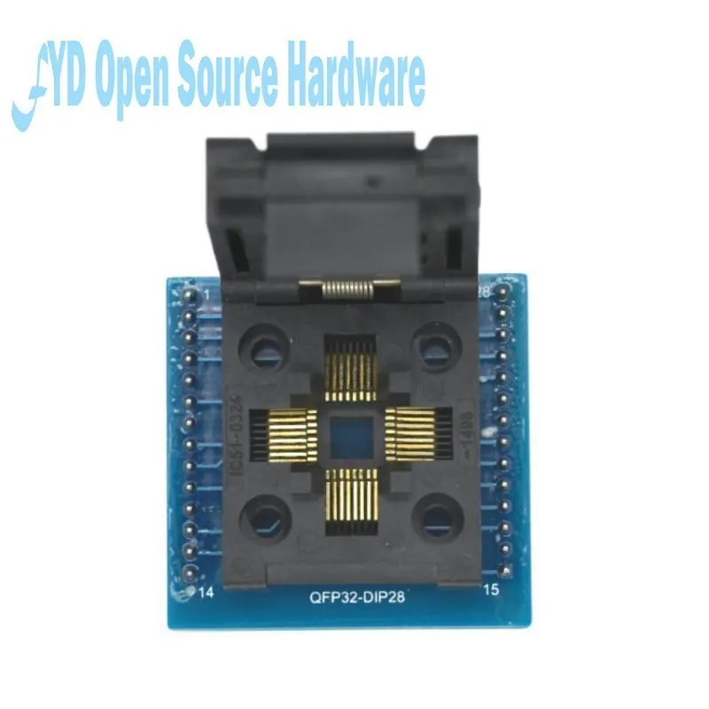 TQFP32 To DIP28 Adapter Socket LQFP32 Test Seat Support ATMEGA Series Plus Programmer ATMEGA328P-AU MEGA328P-AU  