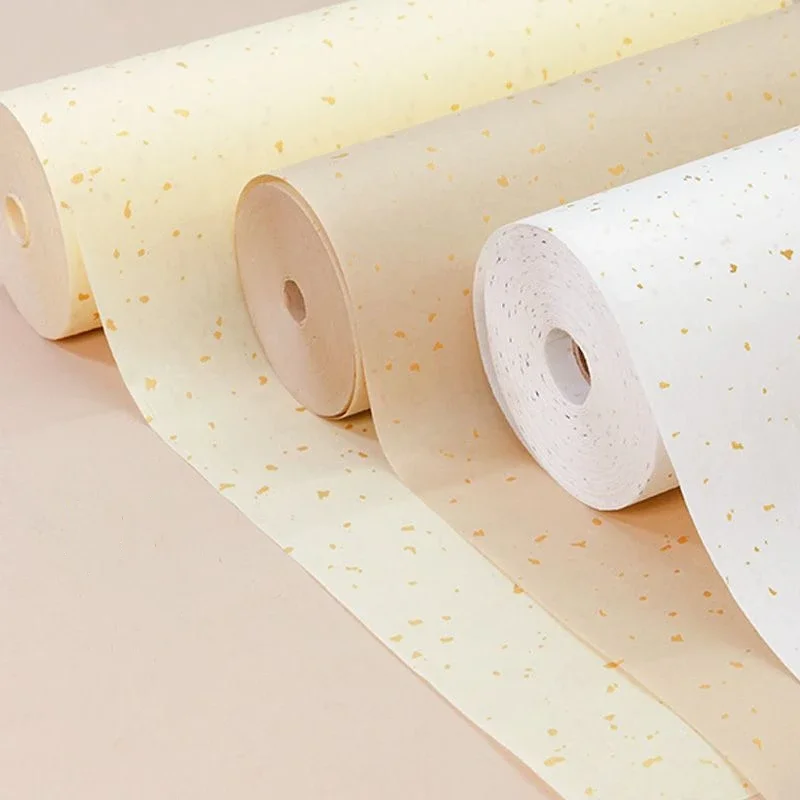 Thickened Antique Rice Paper Retro Gold Sprinkled Long Scroll Raw Xuan Paper Brush Calligraphy Practice Rice Paper Art Supplies