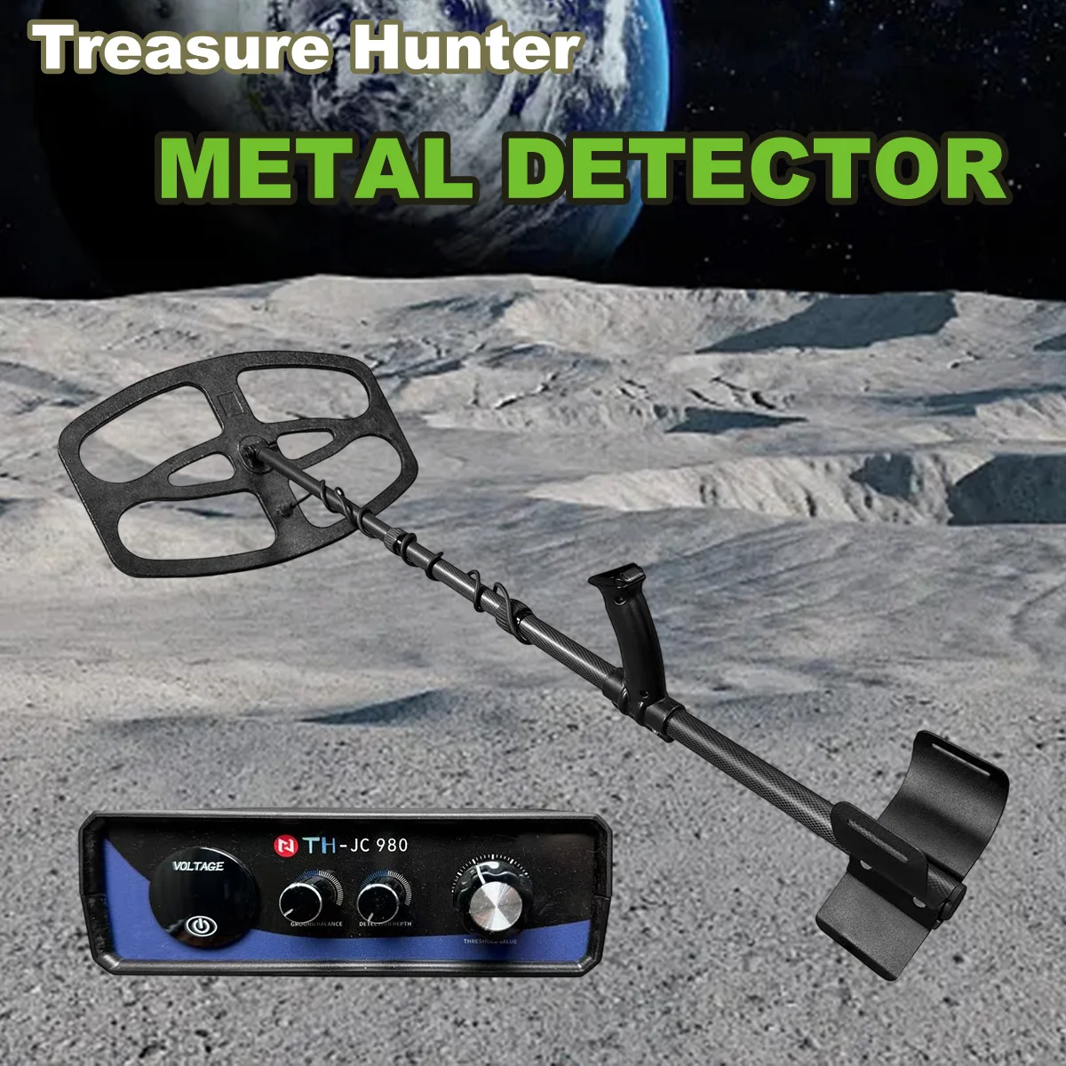 

Best Price Treasure Hunter TH-980 High Sensitivity Gold Metal Detector Machine with LED Light Waterproof Coil for Sales
