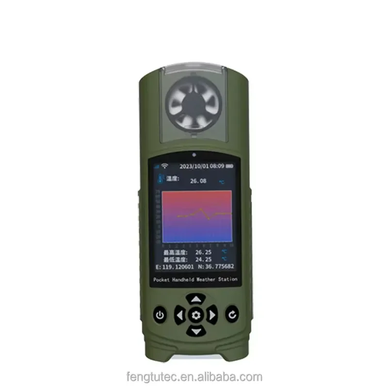Pocket Handheld Portable Digital Weather Station Wireless Thermometer Hygrometer Outdoor Temperature Humidity Monitor