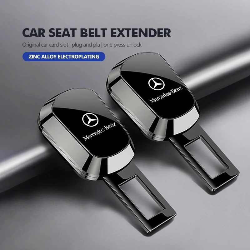 Cinto de segurança do carro estender liga prendedor cinta de segurança fivela extensor para mercedes benz w211 w124 w176 w177 c180 c200 c260 c300 glc