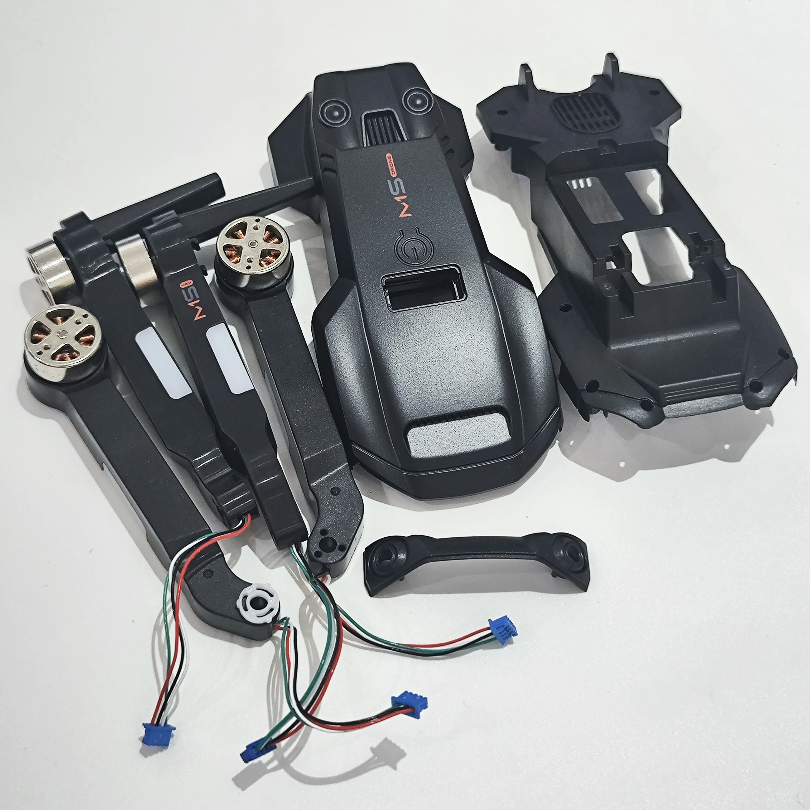 M1SPro Max Pieghevole RC Quadcopter Drone Pezzo di ricambio Motore Brushless Braccio Set Copertura superiore inferiore Corpo Shell Accessori originali