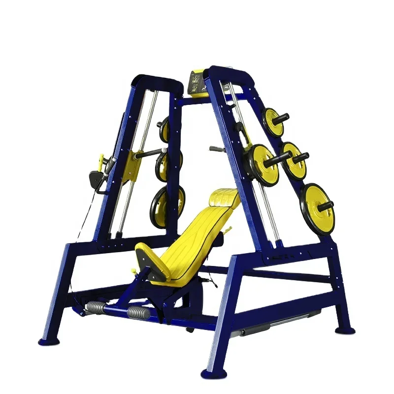 

Multi Commercial Fitness Equipo De Gimnasio Chest Press Trainer Power Smith Machine Dual System Upper