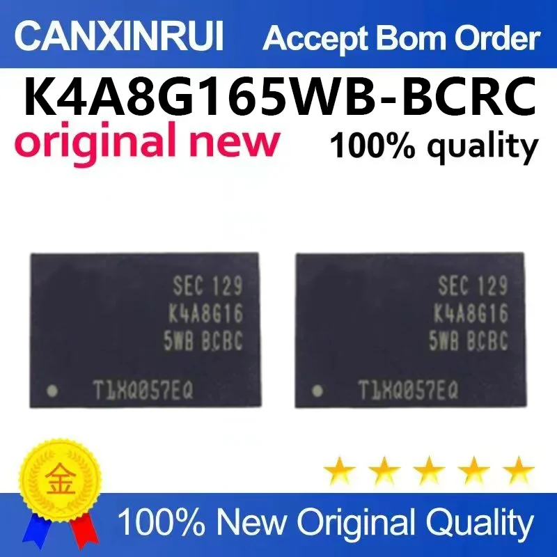 （5pcs-100pcs）New K4A8G165WB-BCRC DDR4 memory chip with 512MX16 memory chips FBGA
