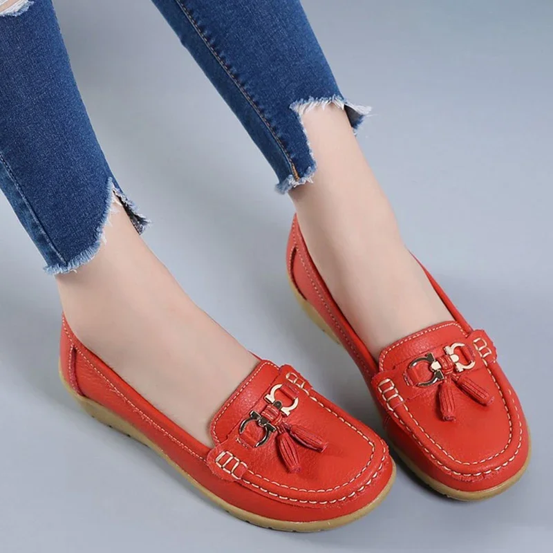 Woman Platform Shoes Fashion Casual Shoes Luxury Loafers Soft Sole Items Women Comfortable Lazy Women's Shoes Large Size 44