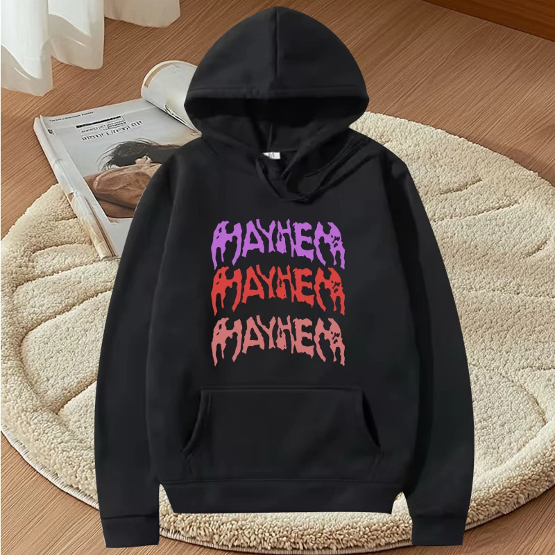 

Lady Gaga Mayhem Album Essential hoodie 2025 men women vintage Long sleeve fashion cool print Graphics oversized hoodie unisex