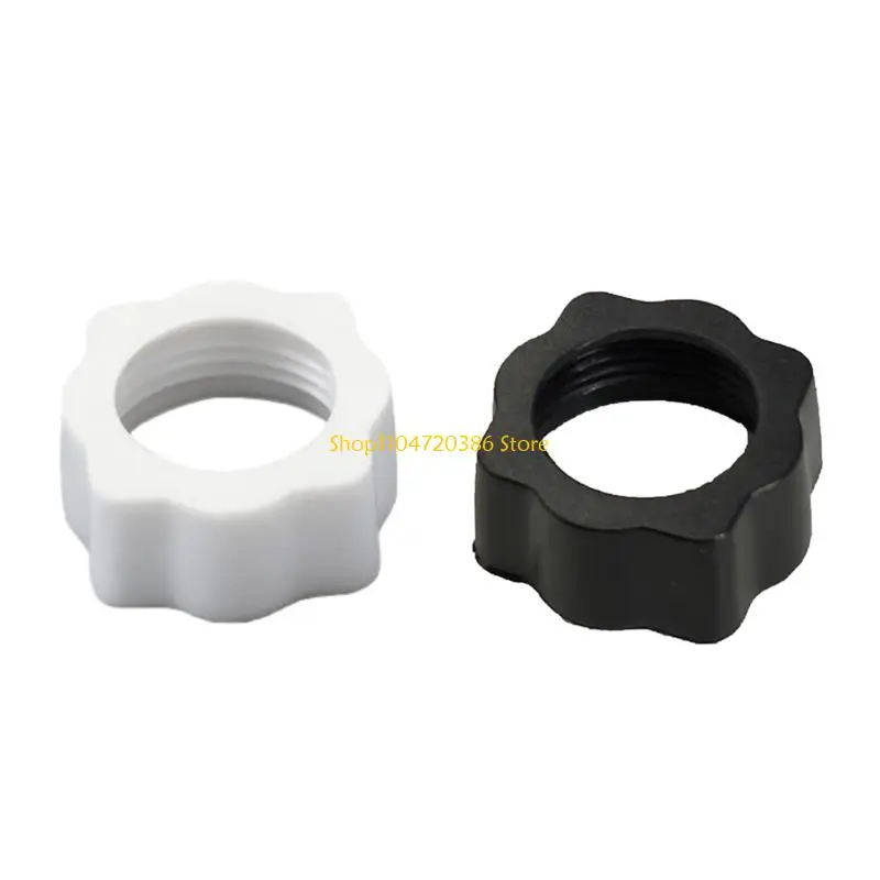 

K0EA Pack of 6 Universal Fit Plastic Fastening Nuts for 17mm Ball Head Adapters in Car Phone Mounts Magnetic Holders Tablet