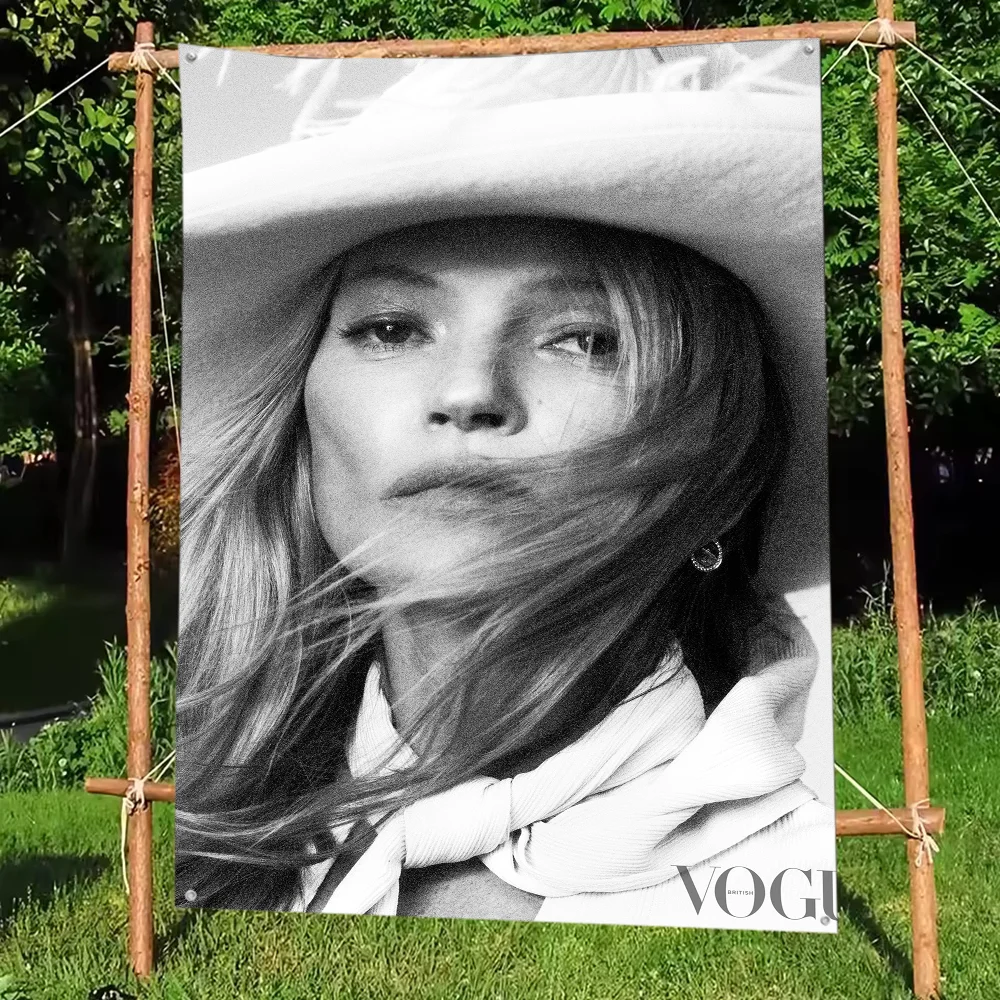 

Kate Moss Models Flag DIY Flag For Family Group Party Living Room Home Dorm Decor Wall Art Decor Banner