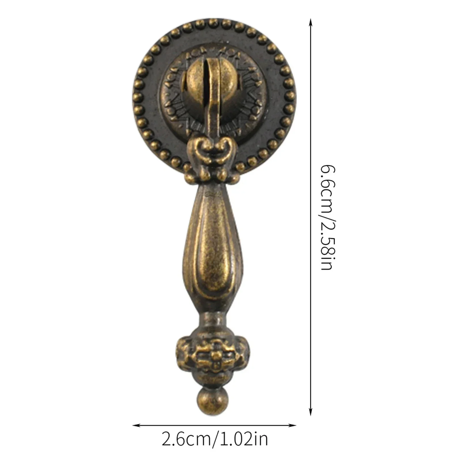 Antique Bronze Antique European Classical Old-fashioned Kitchen Drawer Handles Shoe Cabinet Drawer Knobs Zinc Alloy Handle