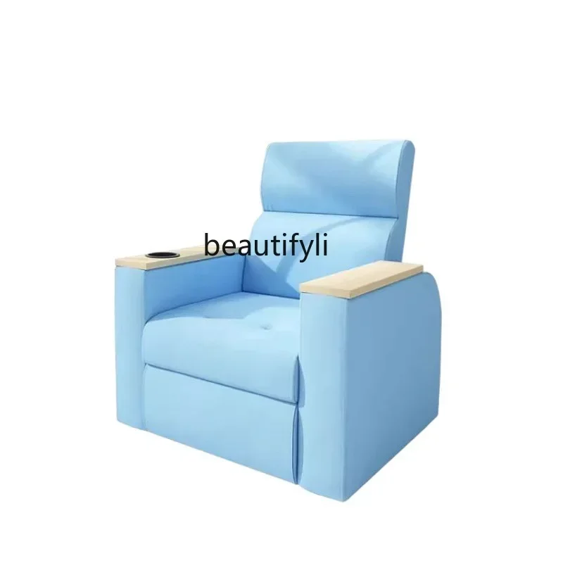 

Infusion sofa chair clinic medical waiting hanging water drip chair wooden armrest luxury electric adjustable model