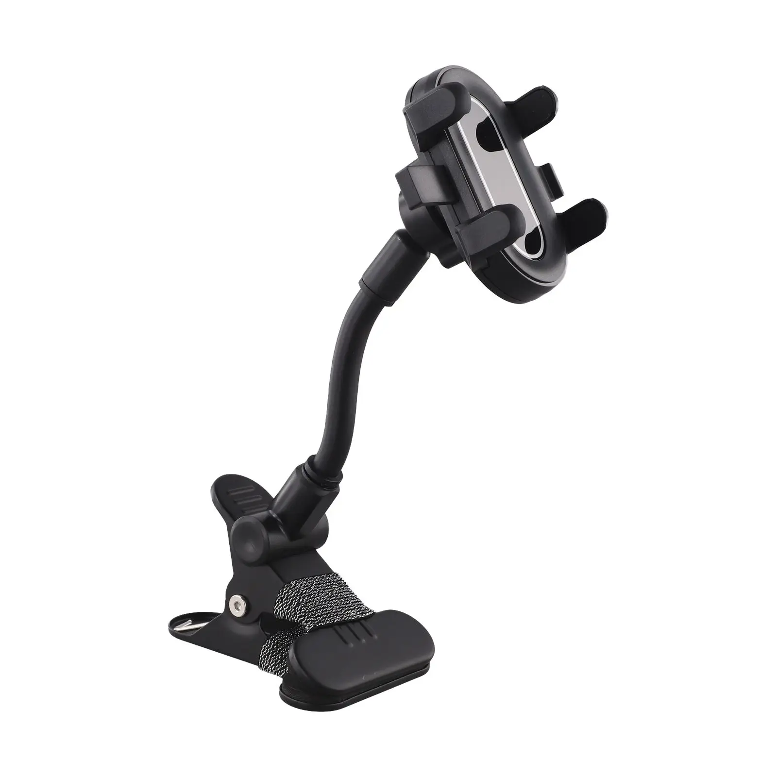 

Phone Holder with Metal Clip Mount for Guitar Bass Ukulele Mandolin Banjo and Sitar String Instrument Applications