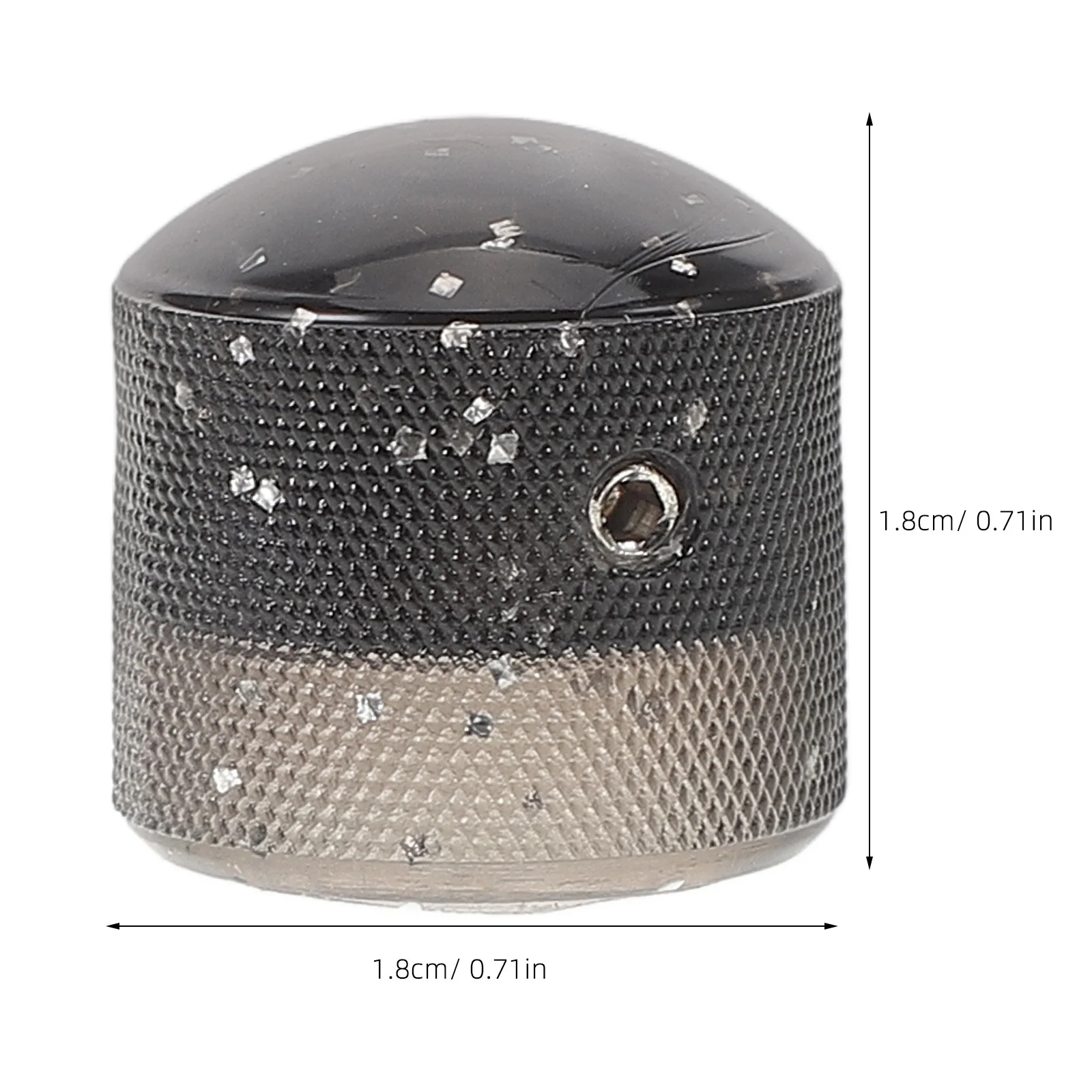

1Set Guitar Bass Volume Tone Knobs Plastic Durable Lightweight Wrench Included Easy to Install Replace Volume Knob