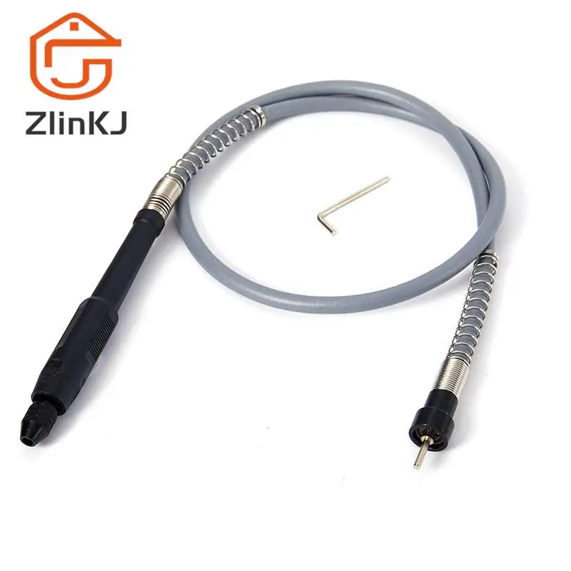 1ชุดจับเครื่องบดเพลาแบบยืดหยุ่น0.3-3.2Mm เจาะ Chuck Soft Flex Shaft สำหรับ Dremel เครื่องมือไฟฟ้าอุปกรณ์เสริม