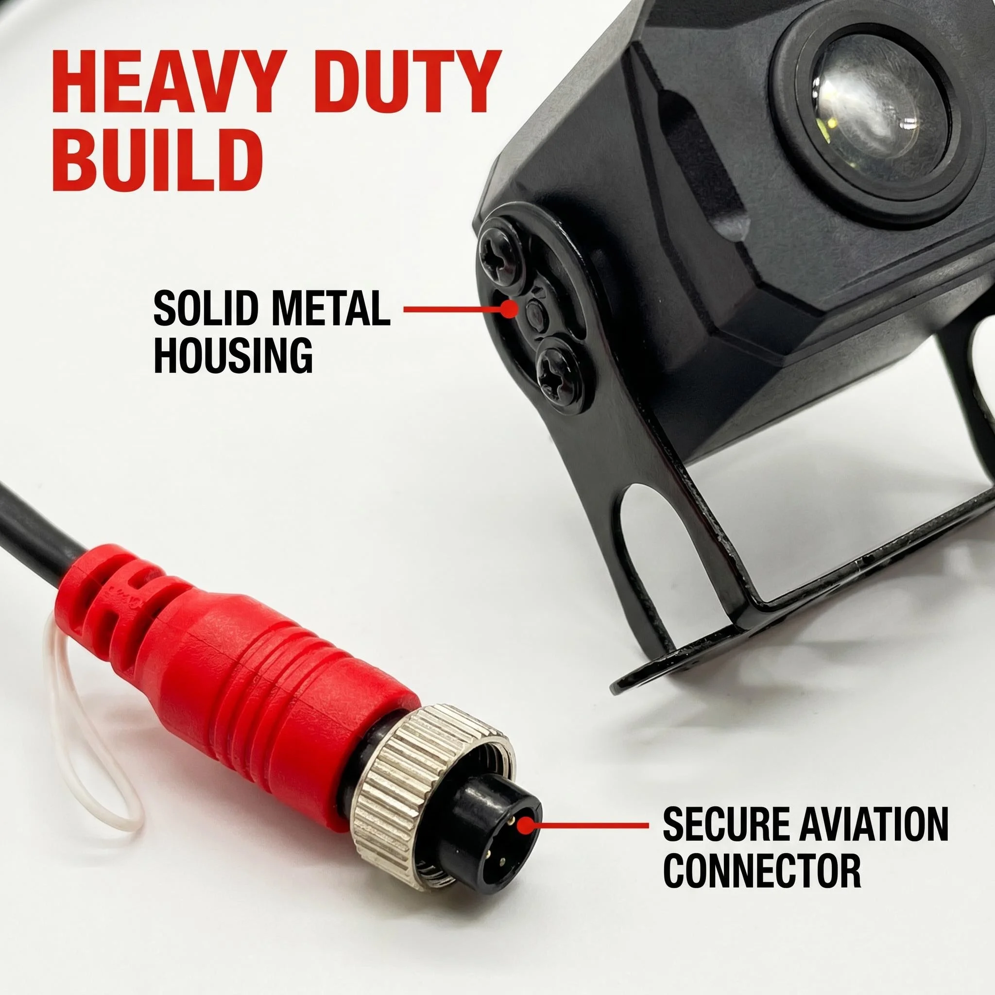 Car Monitoring Reversing Image AHD1080P HD Night Vision Car Camera Dual-Channel Four-Way Reversing Camera