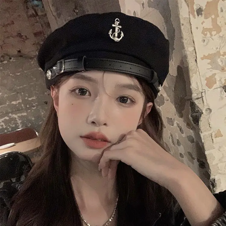 Women Beret Hats Winter Warm Soft Wool Blend Instagrammable Artist Style Face Slimming British Retro Daily Fashion Easy Wear