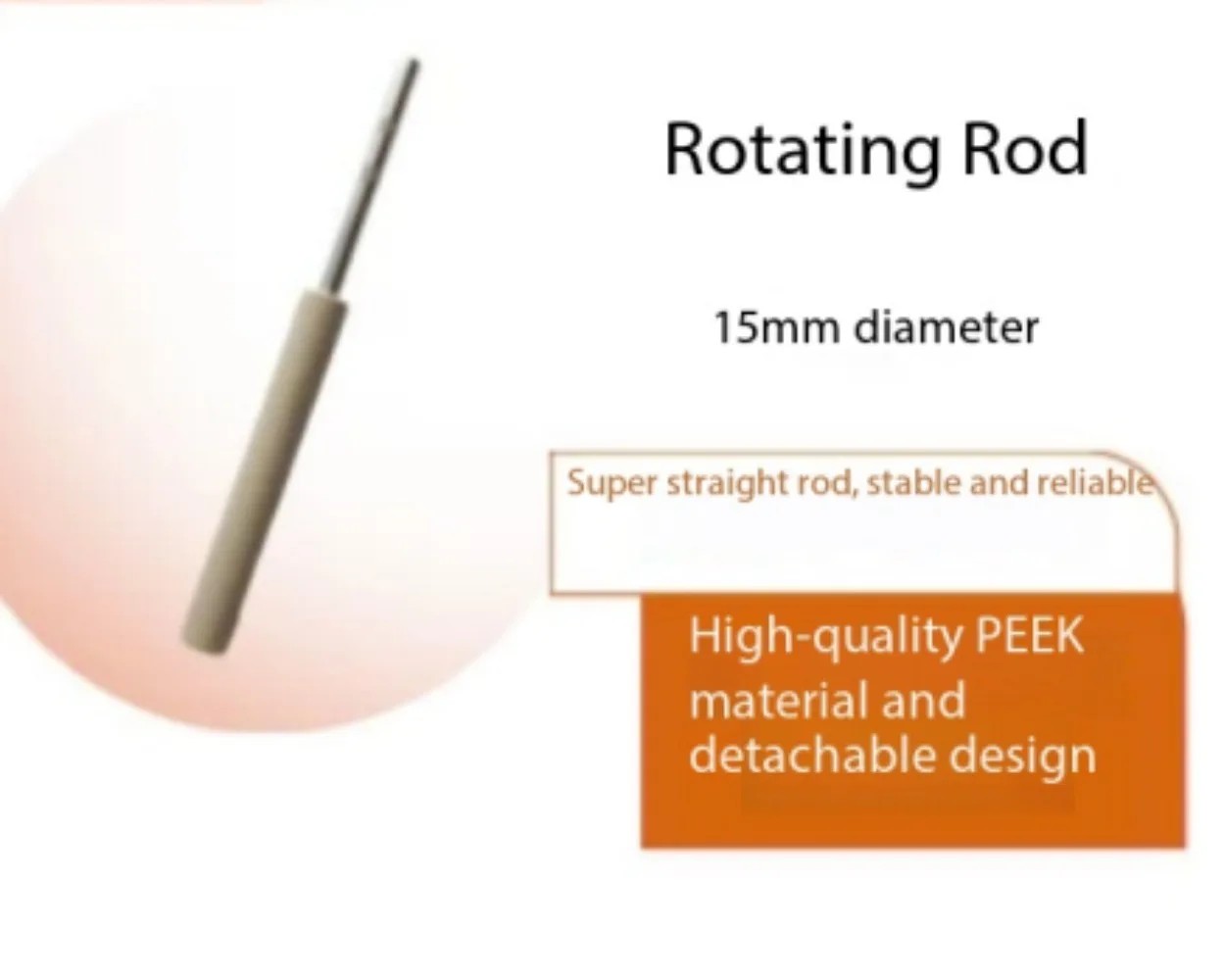 Durable Rotary Lever Rotating Disc Electrode Unit Spare Parts Corrosion Resistant Lab Testing Accessories for PINE