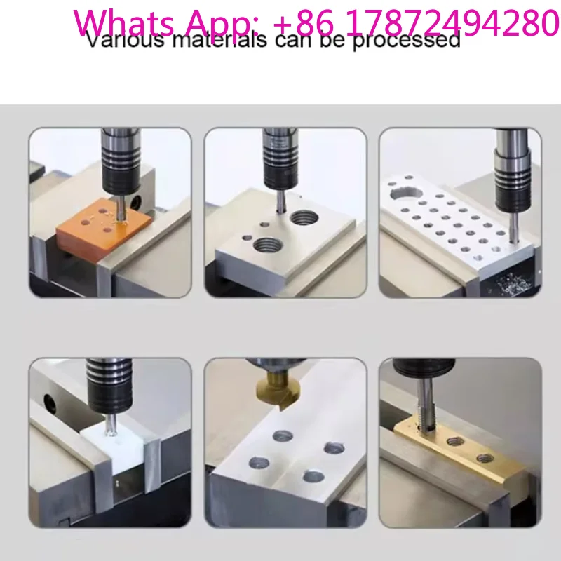 M3-M12 Patented Sheet Metal Flex Arm Movable Automatic Lubrication Nut Electric Tapping Machine