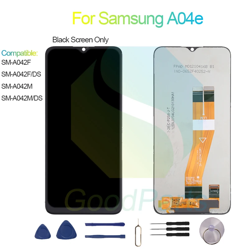 For Samsung A04e Screen Display Replacement 1600*720 SM-A042F/M/DS A04e LCD Touch Digitizer