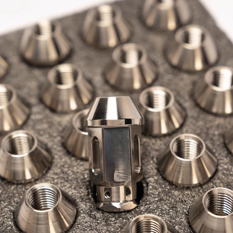 Hard speed forged wheel hub screw cap titanium alloy modified bolt nut for Mercedes-Benz BMW Audi