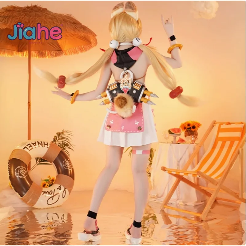 Game Zenless Zone Zero Alice Thymefield Cosplay Costume Dress waist bag apron prop headband set Halloween sweet swimsuit uniform