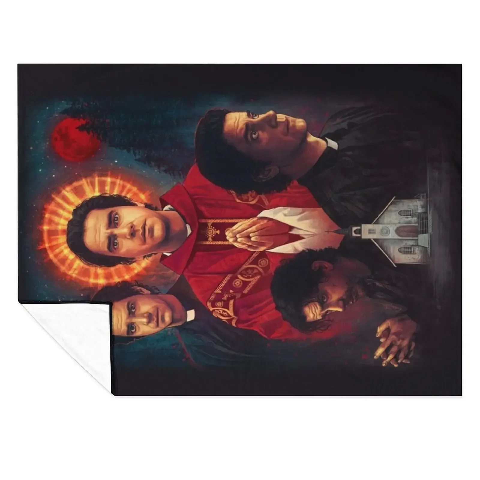 

Father John Throw Blanket christmas decoration Decorative Sofa Luxury Designer Large Blankets