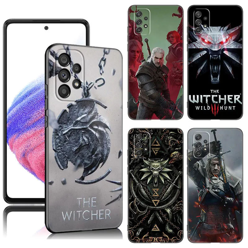 The W-Witcher Tv Show Case For Samsung A13 A22 A24 A32 A14 A23 A25 A34 A52S A53 A54 A73 5G A11 A12 A15 A31 A33 A50 A51 A70 A72